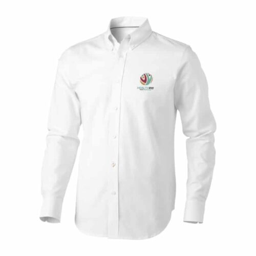 Camisa Oxford de Manga Larga Unisex