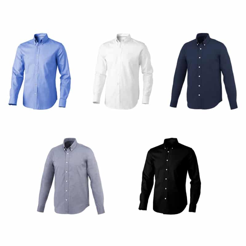 Camisa Oxford de Manga Larga Unisex_5