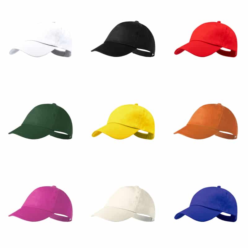Gorra para niño de 5 paneles_colores