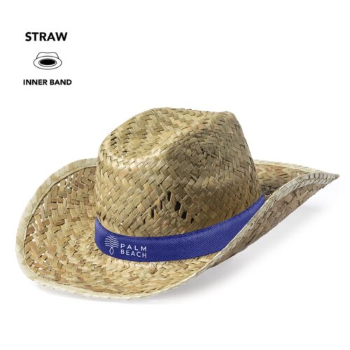 Sombrero de Paja Trenzada Transpirable con Cinta Interior