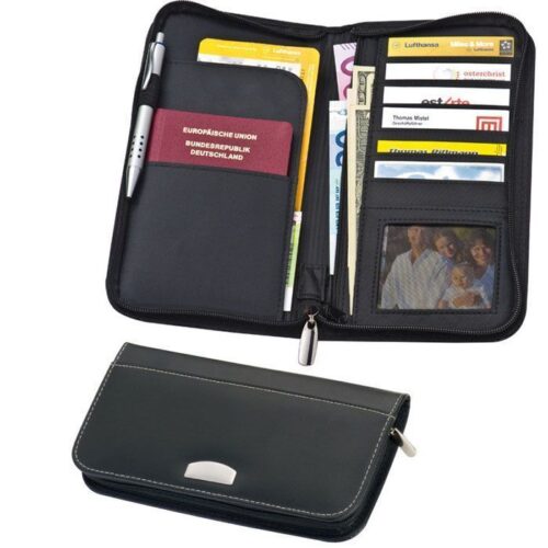 Cartera para viaje personalizada