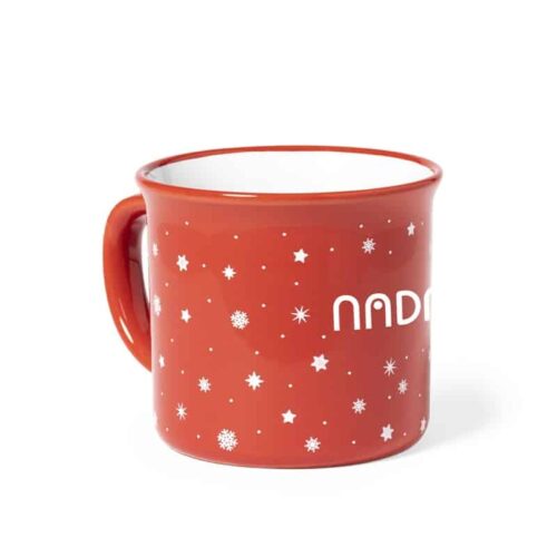Taza Navideña Vintage de Cerámica 280ml