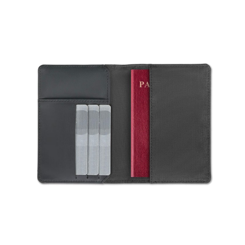 Cartera Pasaporte pequeña abierta