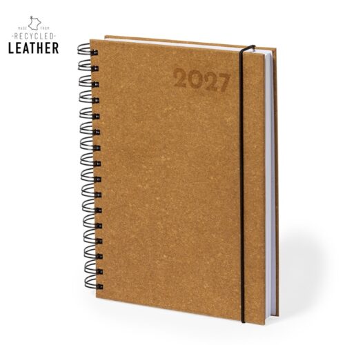 Agenda A5 Cuero Reciclado 2027