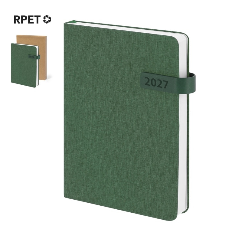 Agenda A5 en RPET con Cierre Magnético y Zona de Notas 2027