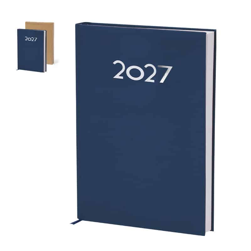 Agenda B5 en PU Suave con Caja Kraft de Presentación 2027