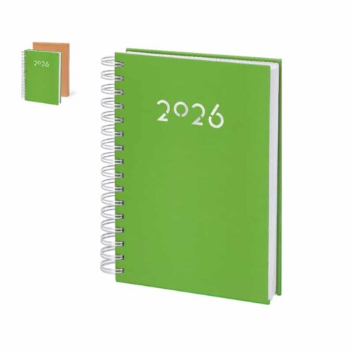 Agenda de Anillas A5 en PU Suave con Caja Kraft