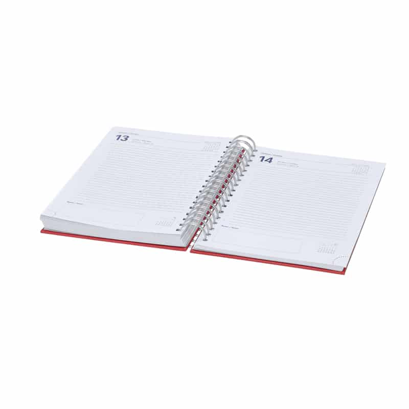 Agenda de Anillas B5 en PU Suave con Caja Kraft_1
