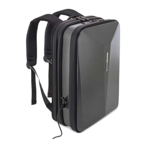 Mochila Antirrobo Expandible con Carcasa Rígida y Apertura 180