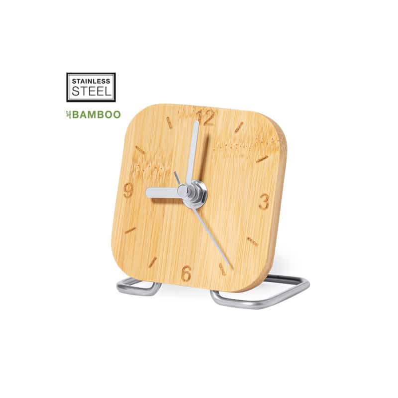 Reloj Mesa Bambú