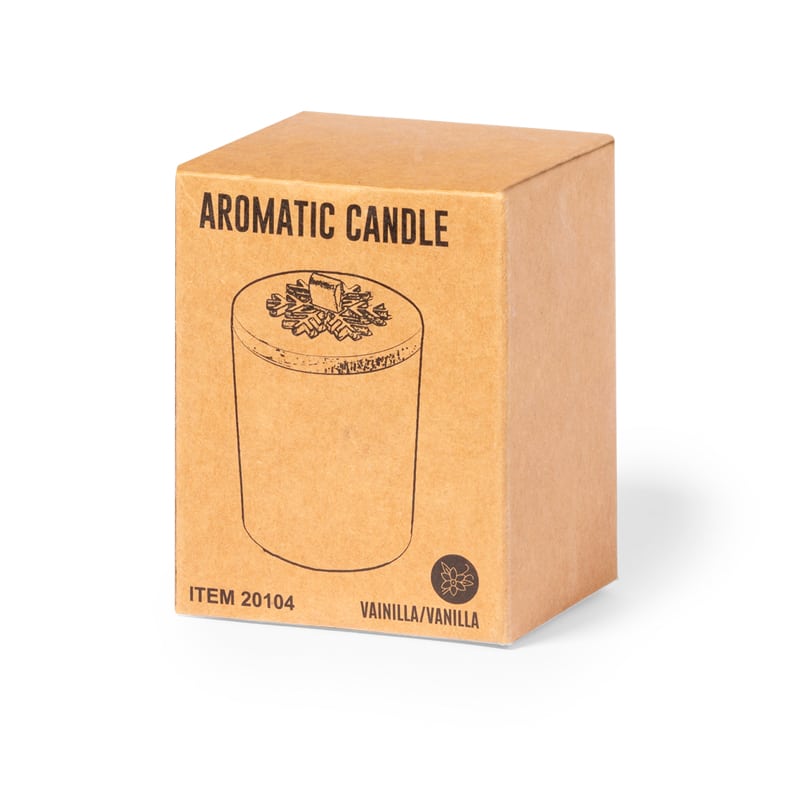 Vela Aromática Personalizada packaging