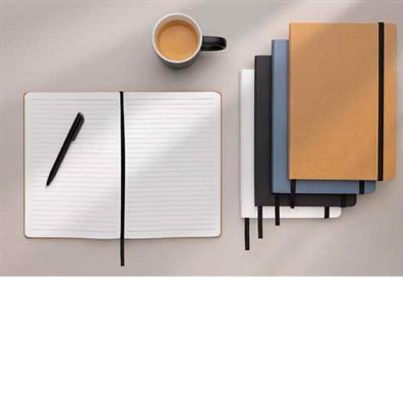 Cuaderno A5 de papel kraft y piedra colores