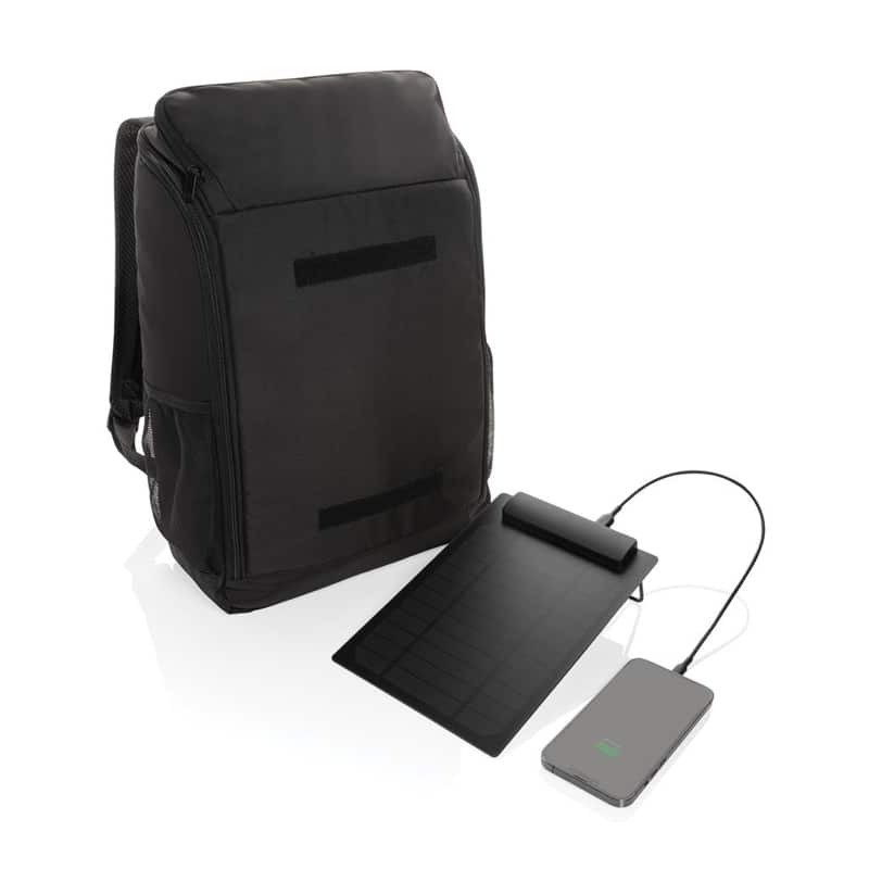Mochila de lujo con panel solar de 5W panel