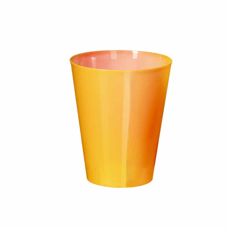 Vaso de Colores rojo amarillo