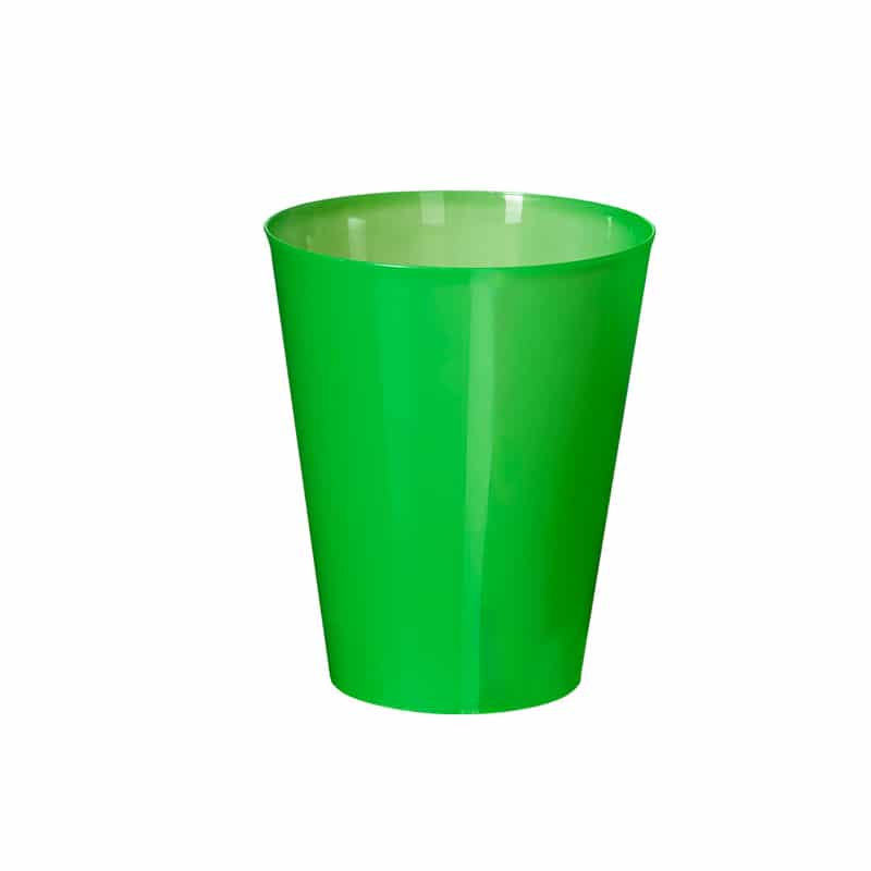 Vaso de Colores rojo verde