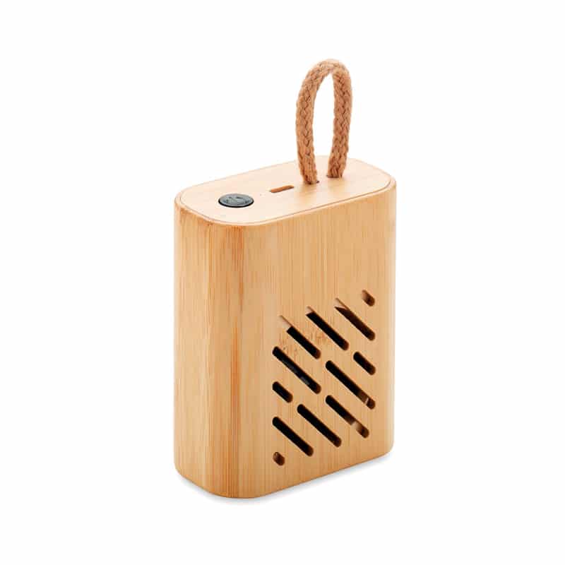 Altavoz carcasa de bambú