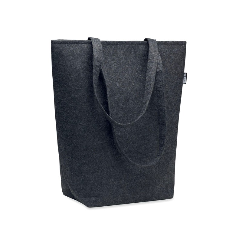 Bolsa de fieltro RPET con asas largas