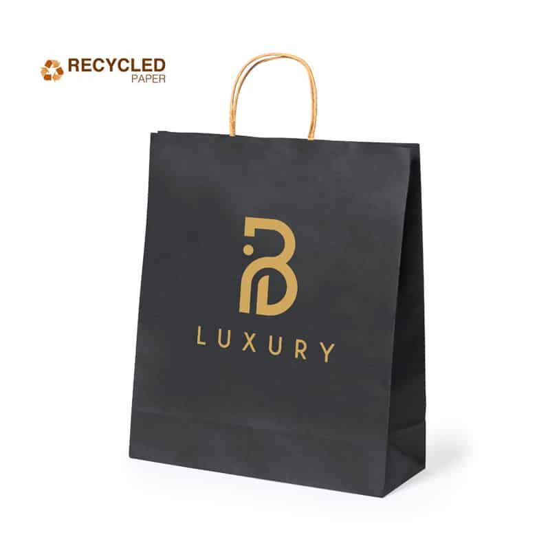 Bolsa grande papel reciclado