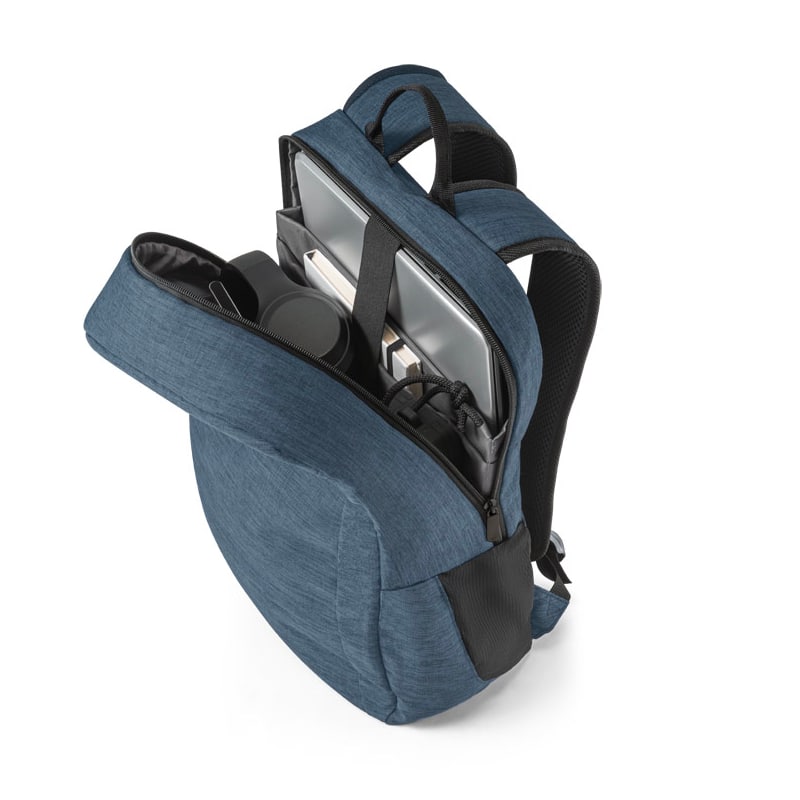Mochila para portátil 300D PET abierto