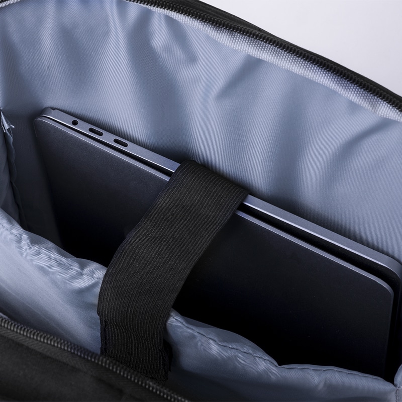 Mochila trolley abierta