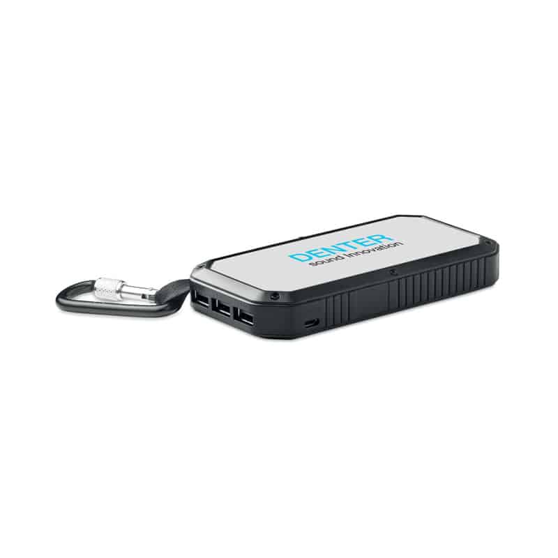 Powerbank solar de 8000 logo