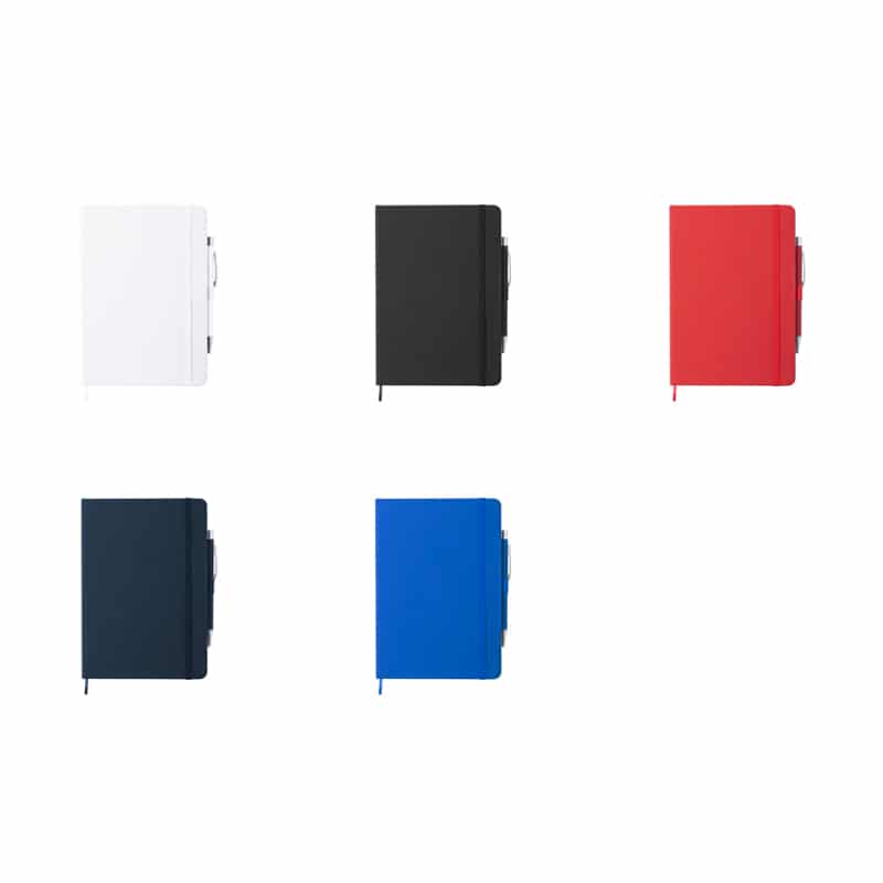 Set de bloc y bolígrafo a juego colores