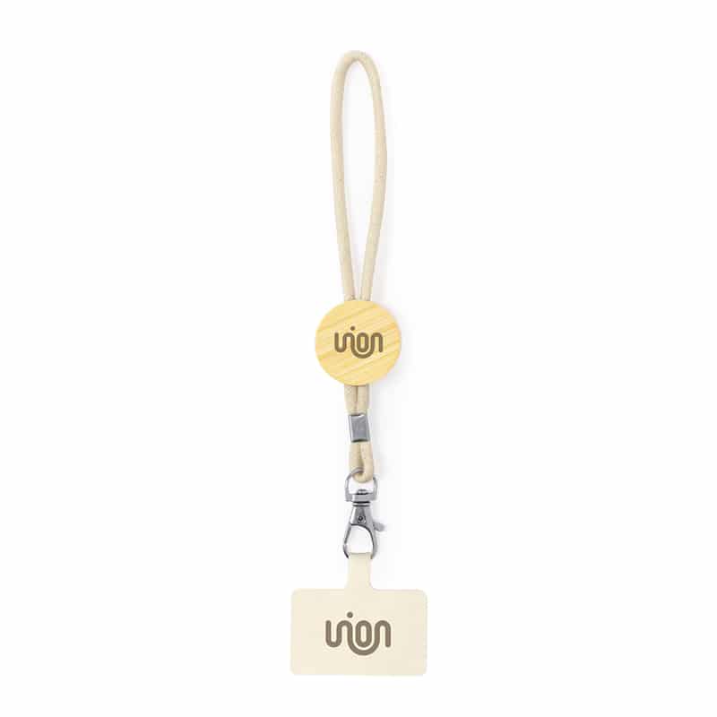 pulsera portamóvil logo