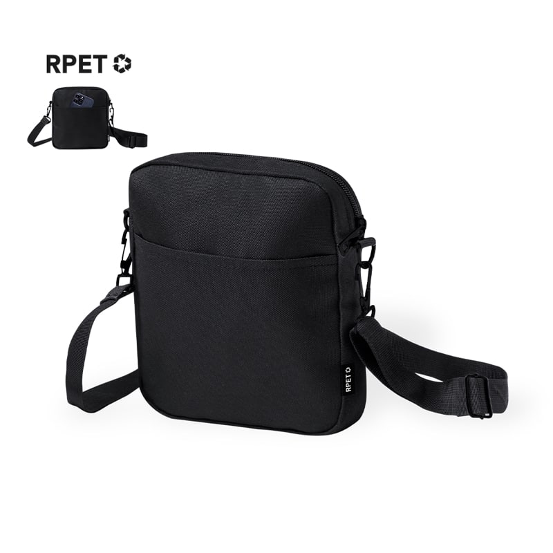 Bandolera confeccionada en poliéster RPET 600D