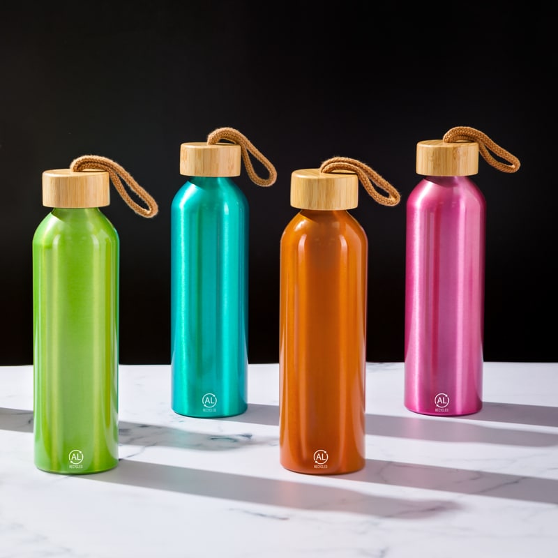 Bidón en Aluminio Reciclado de 600 ml ambiente