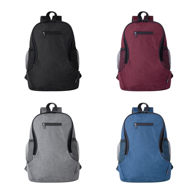 Mochila en resistente 300D RPET colores