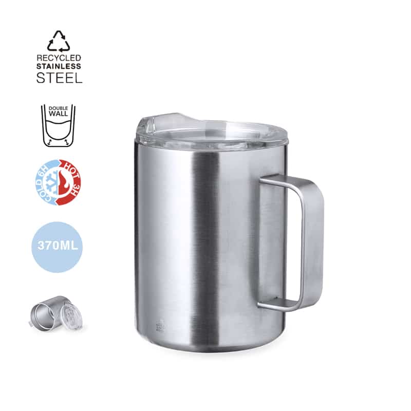 Taza térmica de Acero Inox Reciclado 370 ml