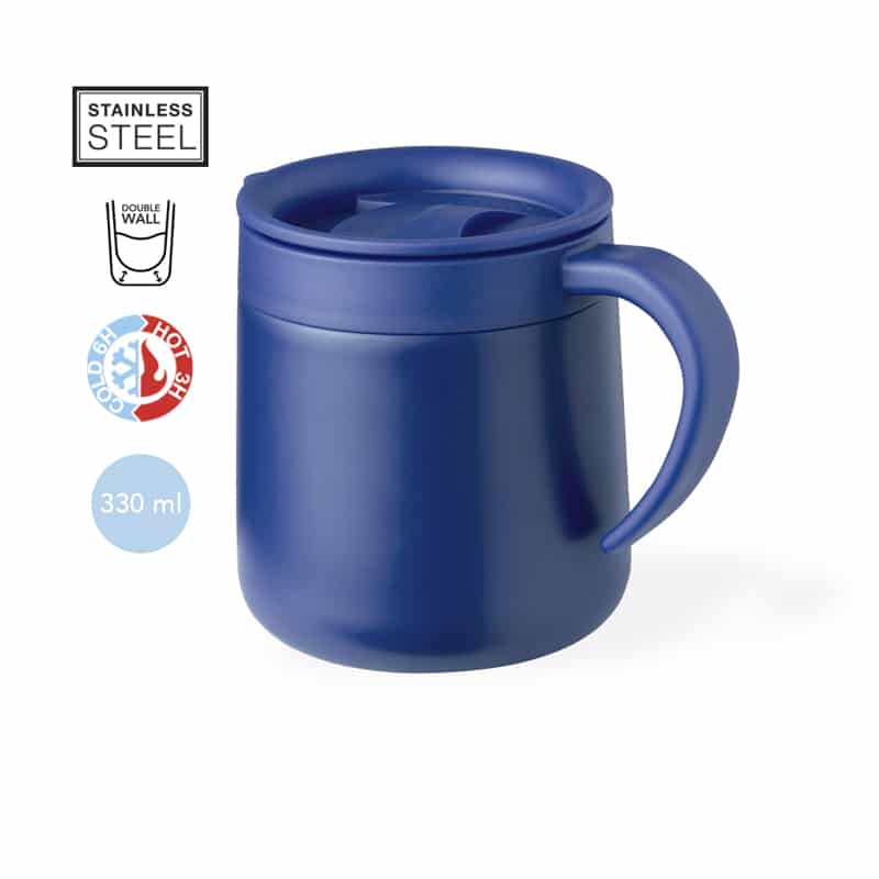 Taza térmica de acero inox de doble pared