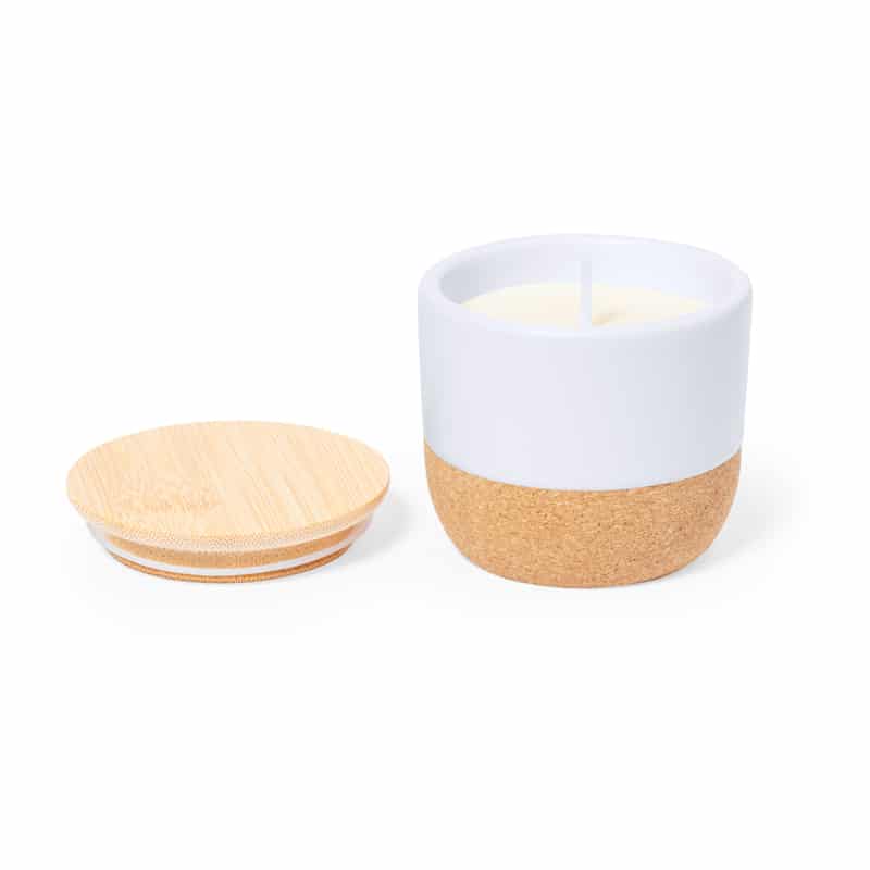 Vela aromática con perfume lino 1