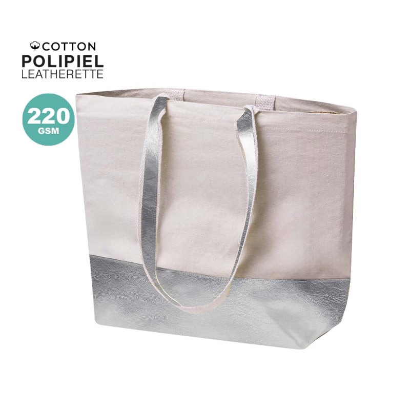 bolsa polipiel metalizada