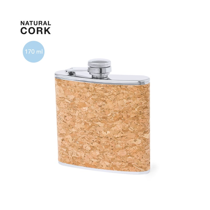 petaca corcho 170ml