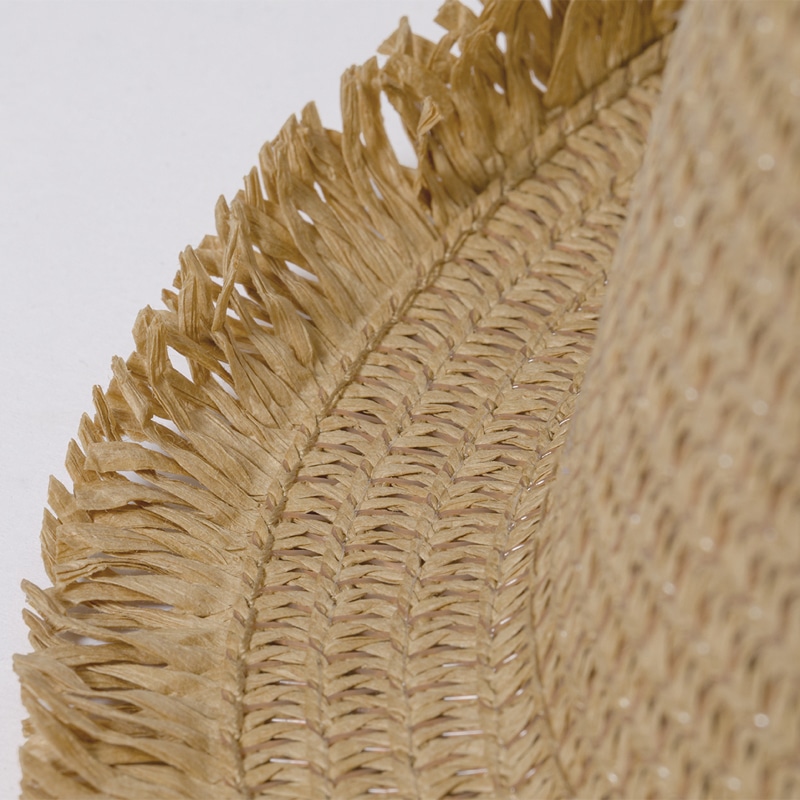 sombrero confeccionado en paja de papel 3