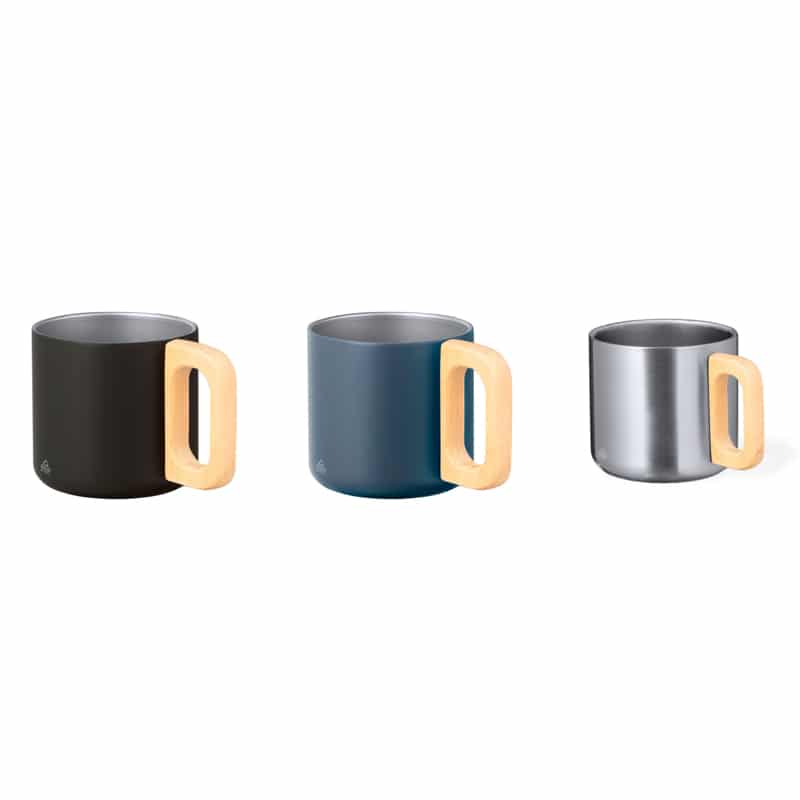 taza de doble pared y 400 ml colores
