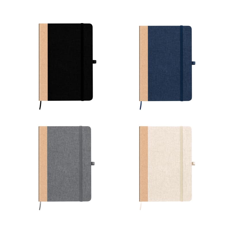 Bloc de notas con tapas rígidas colores