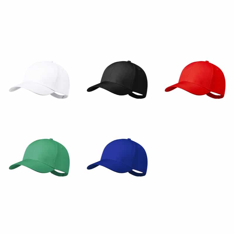 Gorra de 6 paneles colores