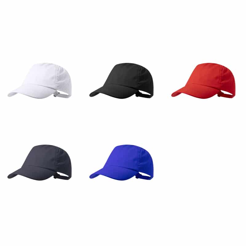 Gorra deportiva de 5 paneles colores