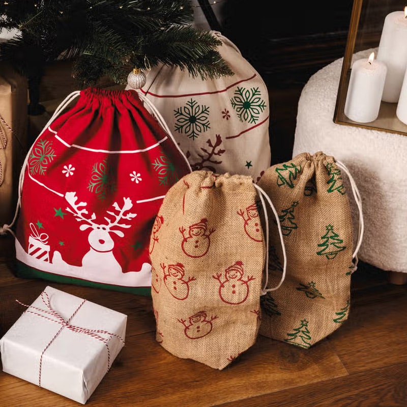 Bolsa Cordones Navideña