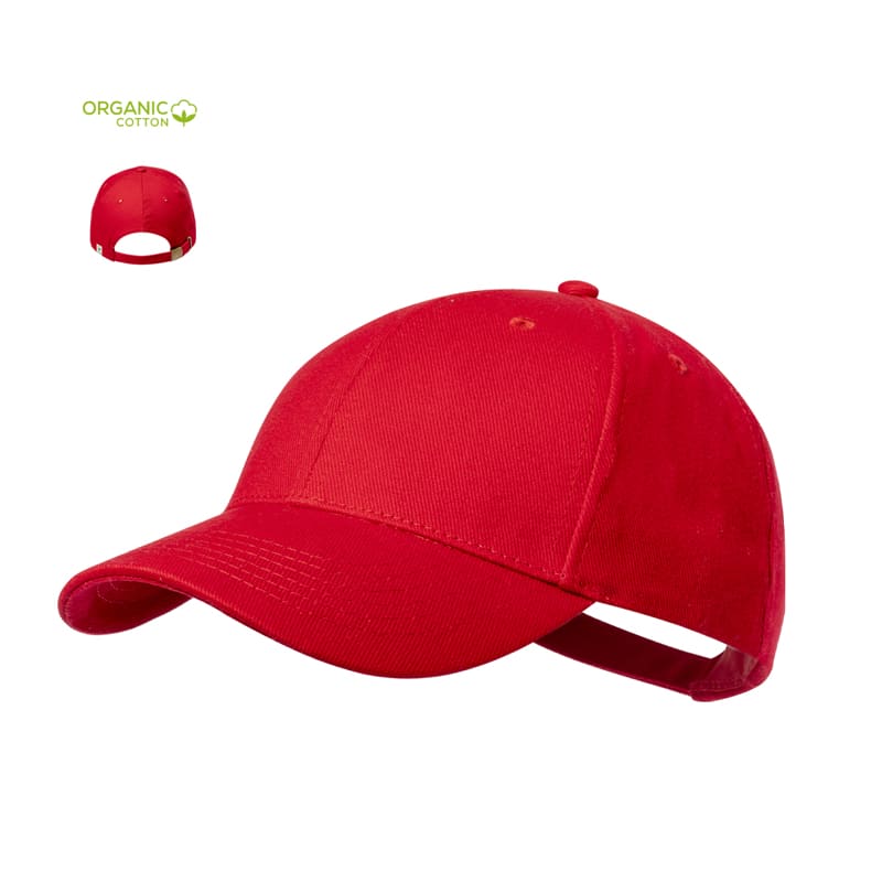 Gorra de 6 paneles en Algodón Orgánico