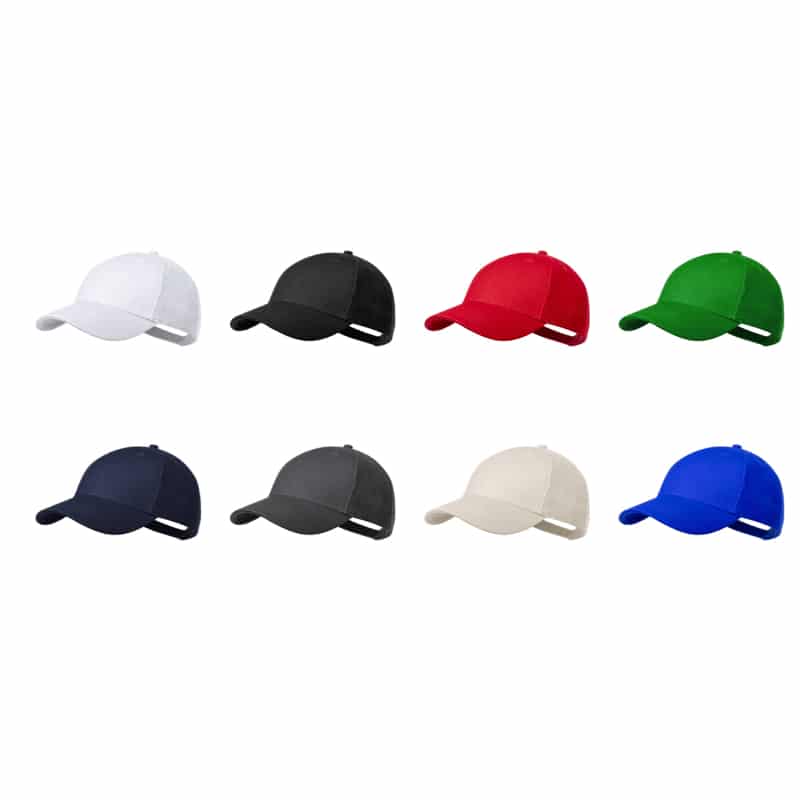 Gorra de 6 paneles en Algodón Orgánico_colores
