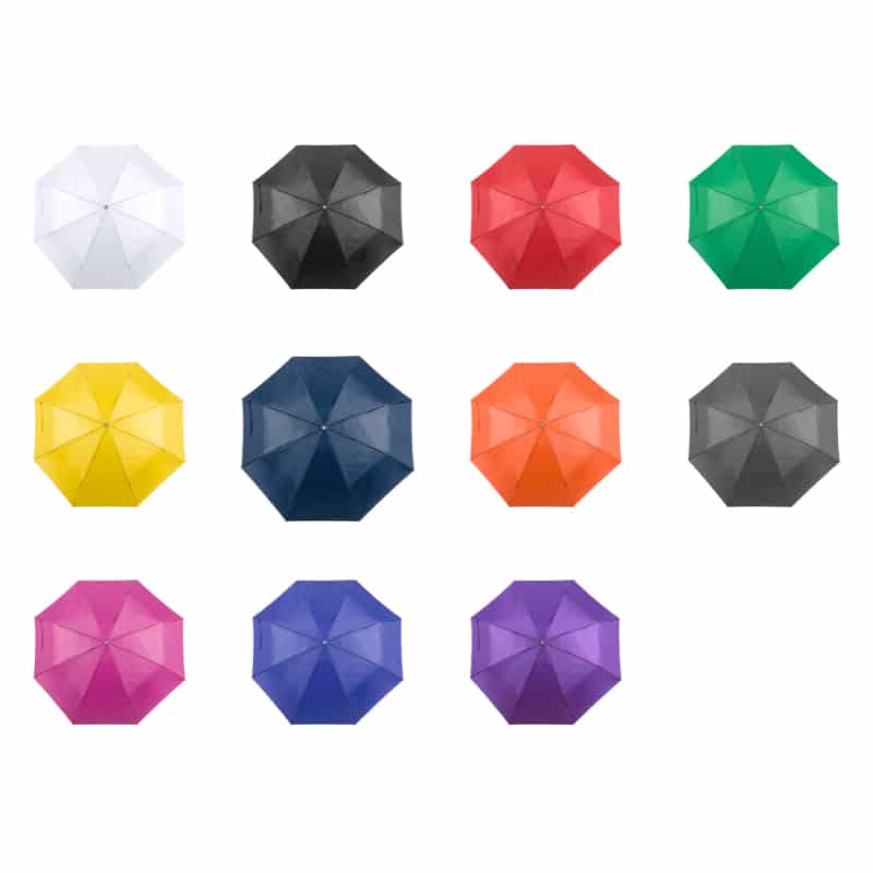Paraguas plegable de 8 paneles colores