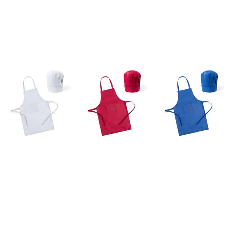 Set Infantil Delantal y Gorro