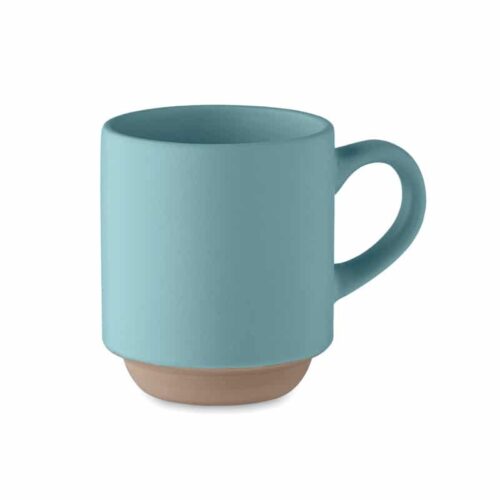 Taza apilable de cerámica