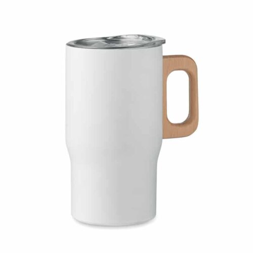 Vaso de doble pared en acero inoxidable reciclado