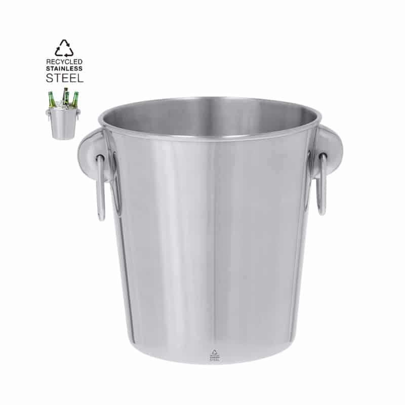 Cubitera de Acero Inox Reciclado con 4L