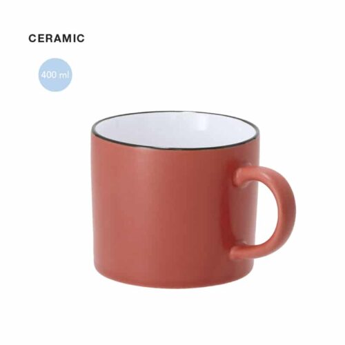 Taza de cerámica de 400 ml