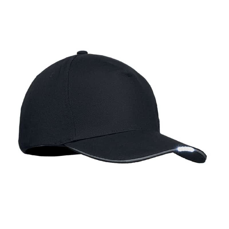 Gorra de béisbol de 5 paneles con luz LED_2